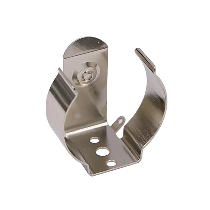 Custom Nickel Plated Metal Touch Spring Metal D Battery Clip SMT SMD D, , 32650, LR20 Battery Holder Contact