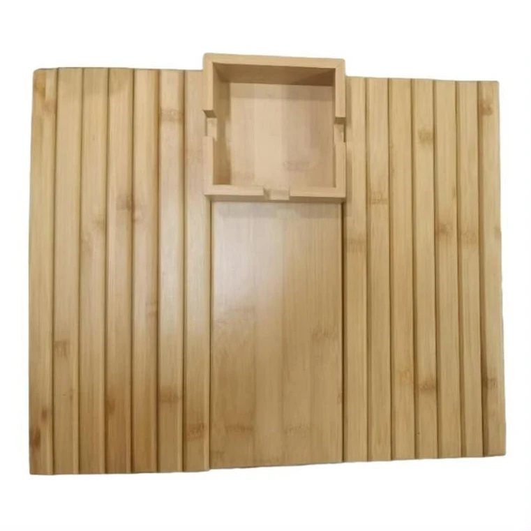 Bamboo Sofa Arm Tray Table Couch Cup Holder for Eating and Drinking