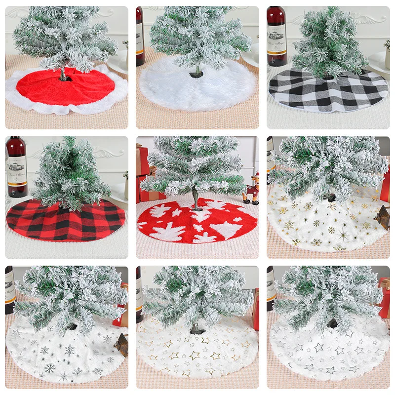 Small size Mini Christmas Tree Skirt Decoration Wholesale New Desktop Christmas Tree Decoration
