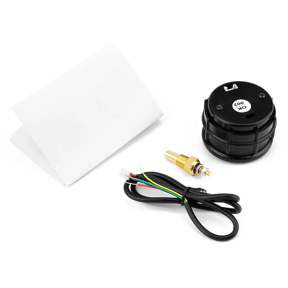 Цифровой синий светодиодный термометр CNSPEED, измеритель температуры воды, 2 дюйма, 52 мм, по Цельсию