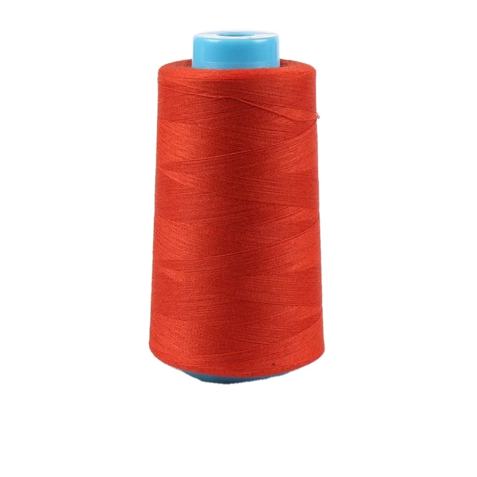 factory 100% polyester colored sewing thread for knitting machine