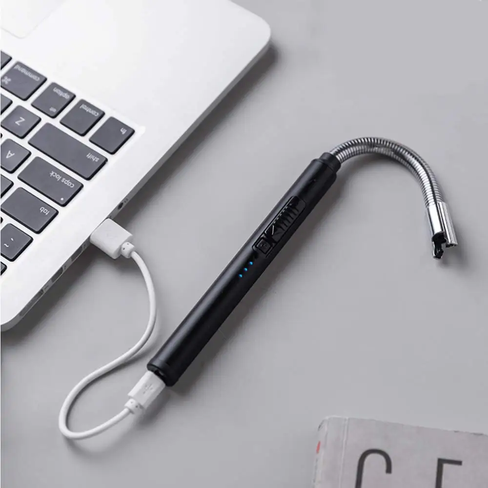 4 in 1 Candle Wick Trimmer Dipper Snuffer Cutter USB Lighter Candles Accessories Scissors Set