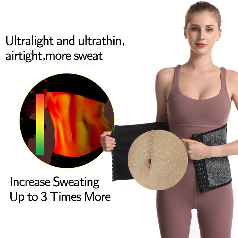  Customized logo Women Waist Trainer Belt for Weight Loss Compression Trimmer Workout Fitness Girdle Body Shaper