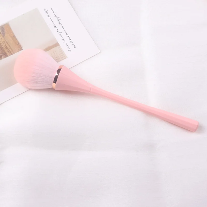 2022 TSZS щетка для чистки ногтей с пластиковой ручкой удаления пыли Кисть макияжа частной