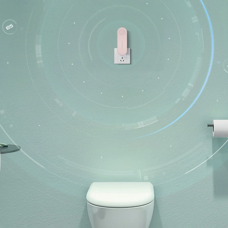 
Plug in Air Purifier for Home Cleaner Mini Air Ionizer to Remove Smoke Portable Deodorizer Air Freshener Green US Plug for room 