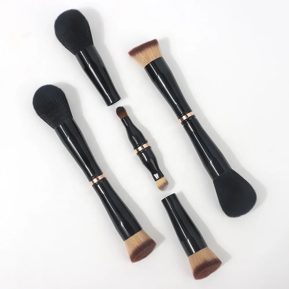 Portable Make Up Brush Single,Angled Synthetic Custom Logo Concealer Brush Wholesale Private Label Single 4 In 1 Makeup Brush