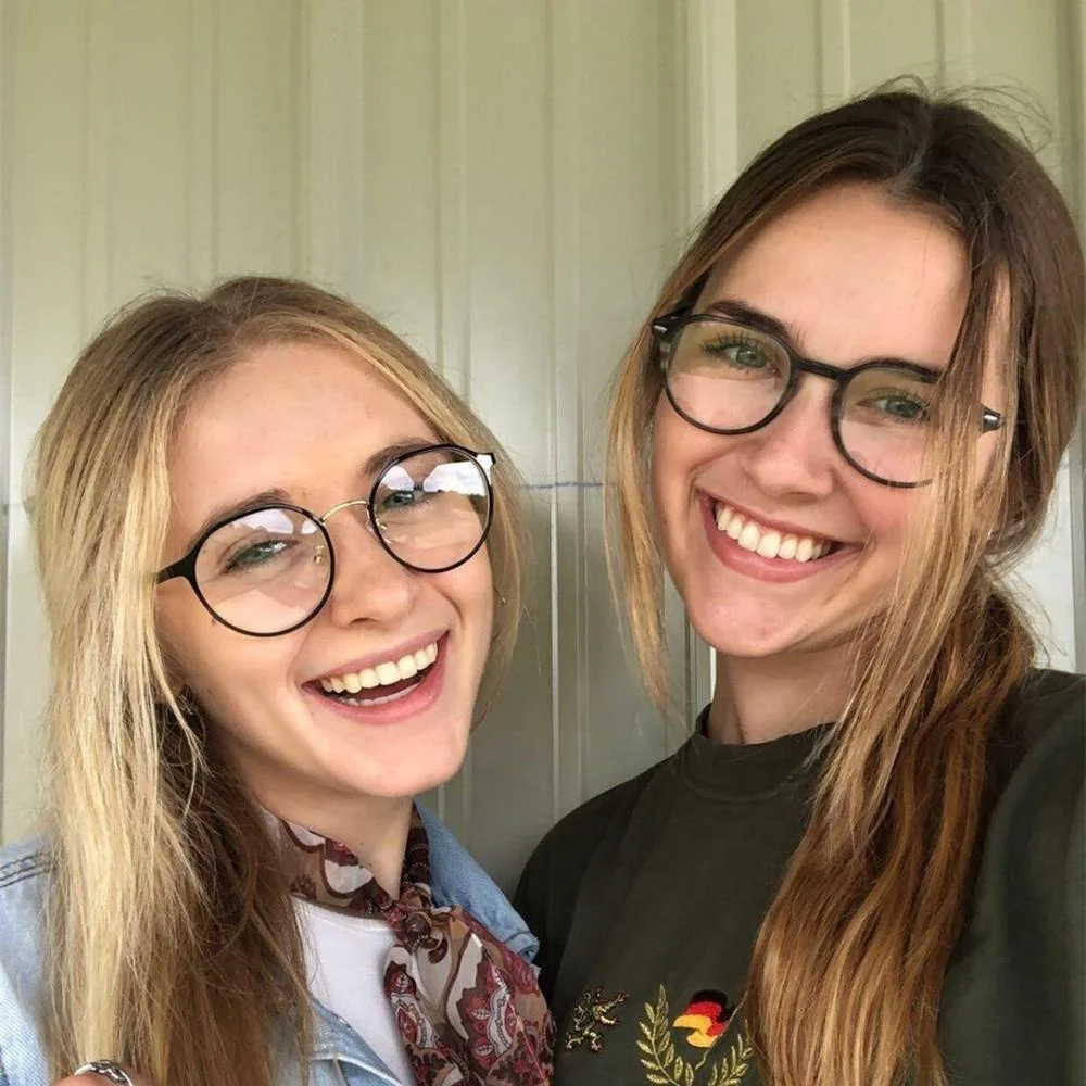 BT4305 Italian Eyewear Unisex Round Retro Acetate Eyeglasses Frame for Prescription Lens Eye Glass