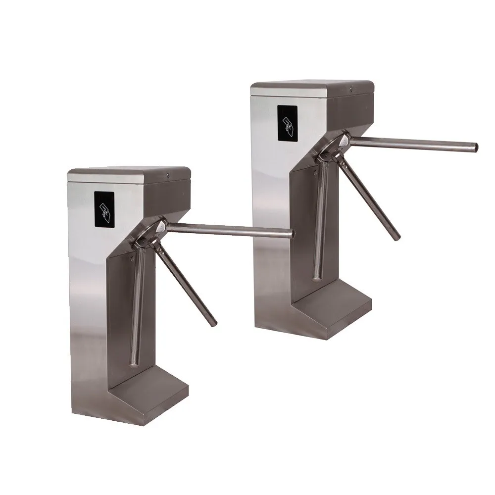 DC High Safety 3 arm Security Tripod Turnstile Gate With Access Control System