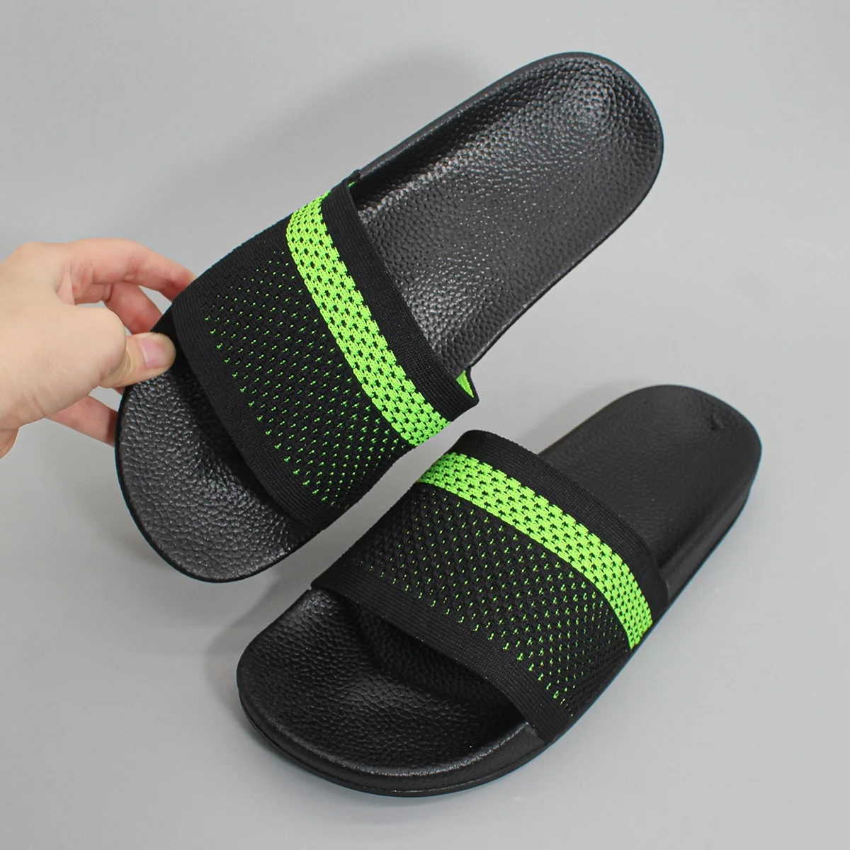 2024 Customize sliders slippers black slide sandal slippers for women