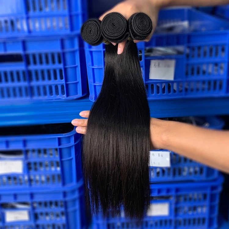  Cuticle Aligned Remy Raw Virgin Hair Double Drawn Weft No Shedding Crochet Extension Kinky Straight Vigin Brazilian