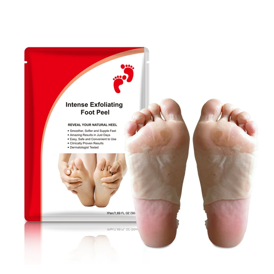 2021 new high quality peel off exfoliating skin care feet foot mask