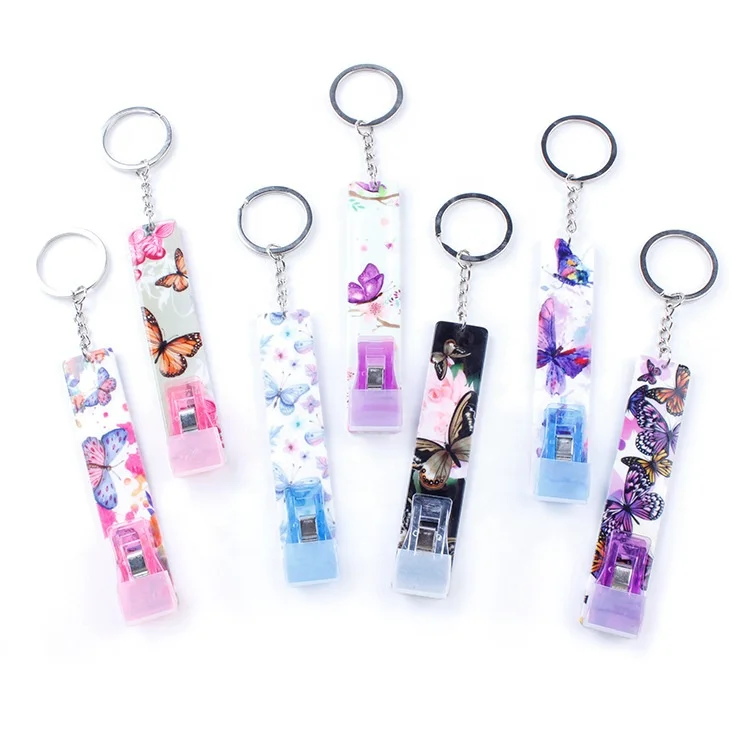 Wholesale Key Chain Nail Clip Credit Debit ATM Card Grabber for Long Nails