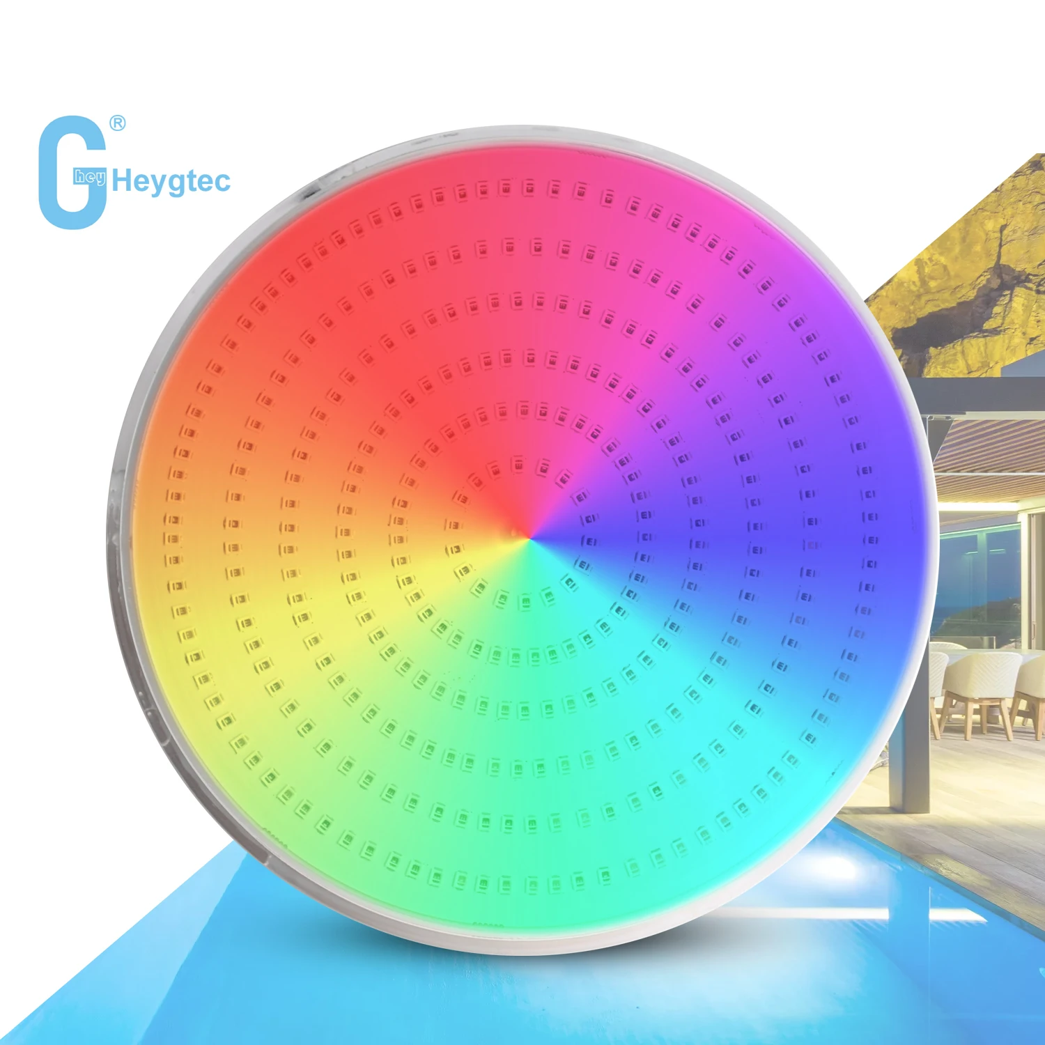 New Design Par56 18w 24w 30w 35w 42w Led RGB 12v Underwater Pool Light Nicked Swimming Pool Light