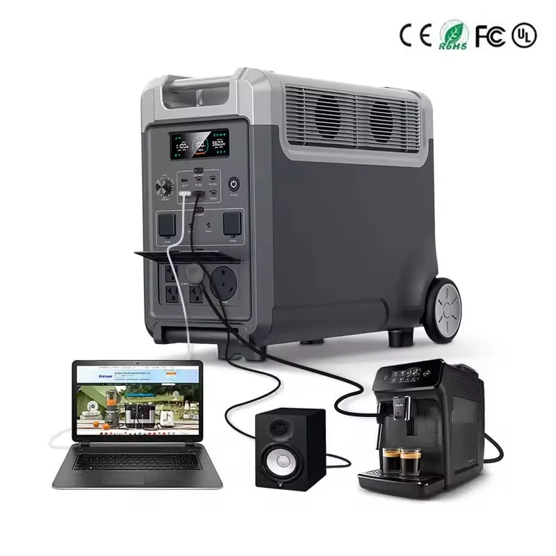 EZ3600 3600 Вт/3840Wh безопасный Аккумулятор Lifepo4 солнечный генератор портативная электростанция с солнечной панелью для наружного или кемпинга