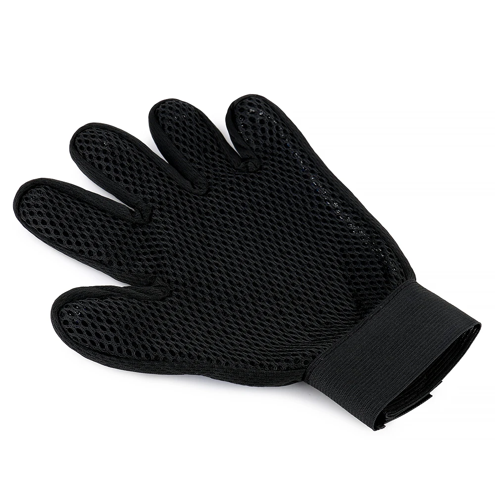 Free Sample Pet Grooming  Gloving pet Cleaning Brush Rubber Five Fingers Pet Gloving