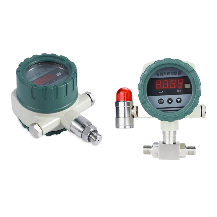 SENTEC PW450 Intelligent smart digital display pneumatic differential pressure control switch pressure switch with gauge