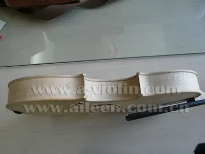 Stringed Instruments Wood Bow Electric 4/4 Top Grade Nice Flame Unvarnished White Violin ( V200W-M )