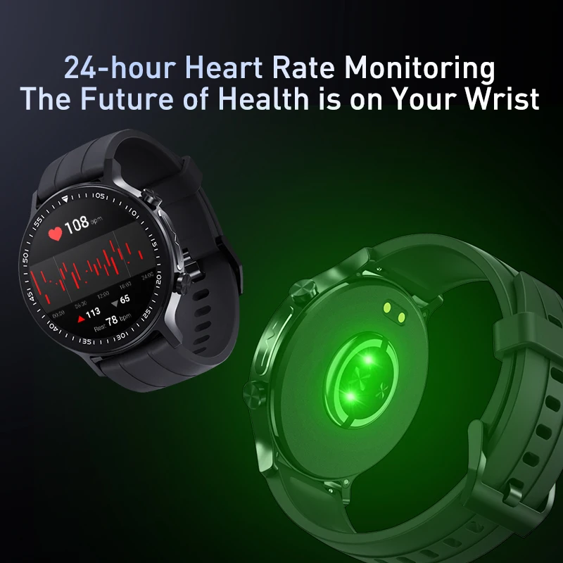 ECG Smart Watch Customized Watch Face Blood Oxygen Reloj Amoled Smart Watch With Camera