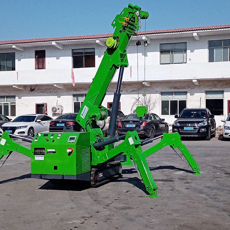 Factory Price Direct Sale China Spider Crane Mini Mobile 3 Ton Spider Crawler Crane