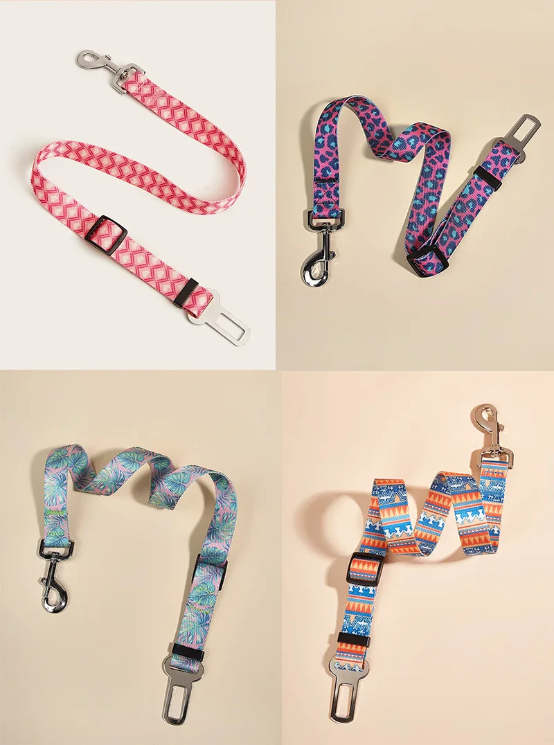 Ikitten Pet Supplies Dog Accessories Pet Safety Leads Vehicle Dog Leash Car Seat Belt