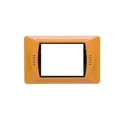 Multi color customizable decorative wall PC material button socket switch frame