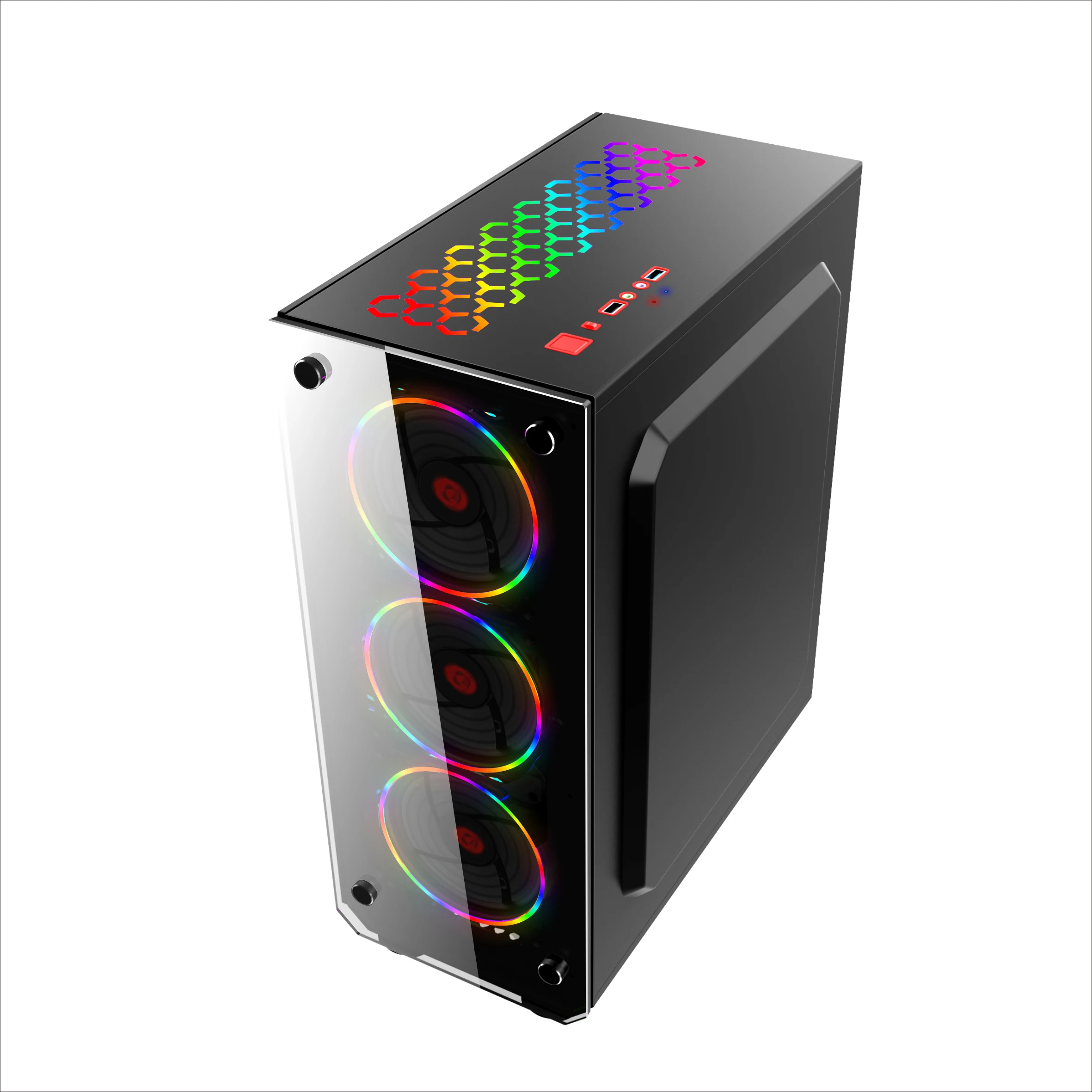  Aluminum Alloy Computer Cases Acrylic Steel Plastic Atx