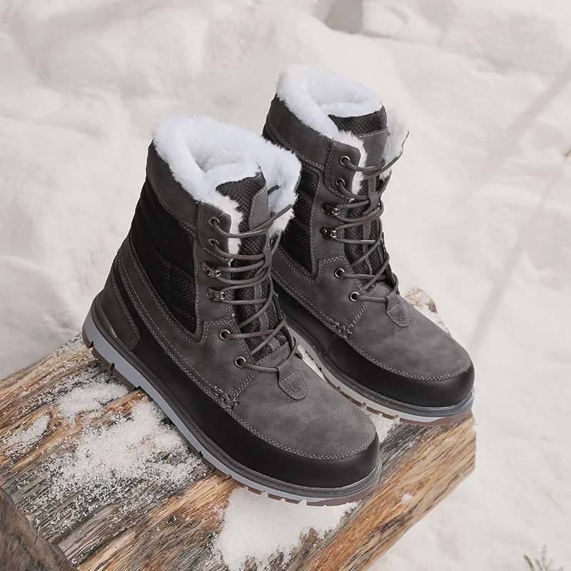 2021 Snow Boots Winter Brand Warm non-slip Men Boots Casual Cotton Winter Autumn Boots Custom