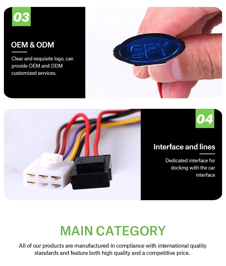 SPY LCD 2-Way vehicle security system protects your car from theft and barglury