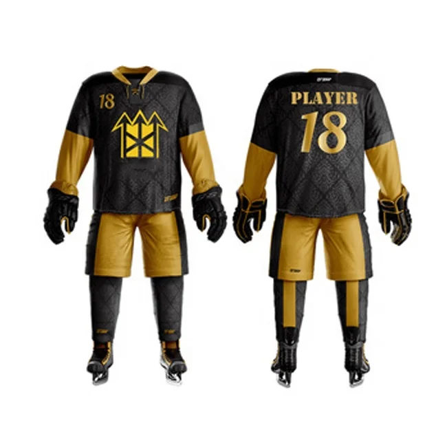 Fashion custom ice hockey uniform team wear sublimation ice hockey jersey for youth hockey team