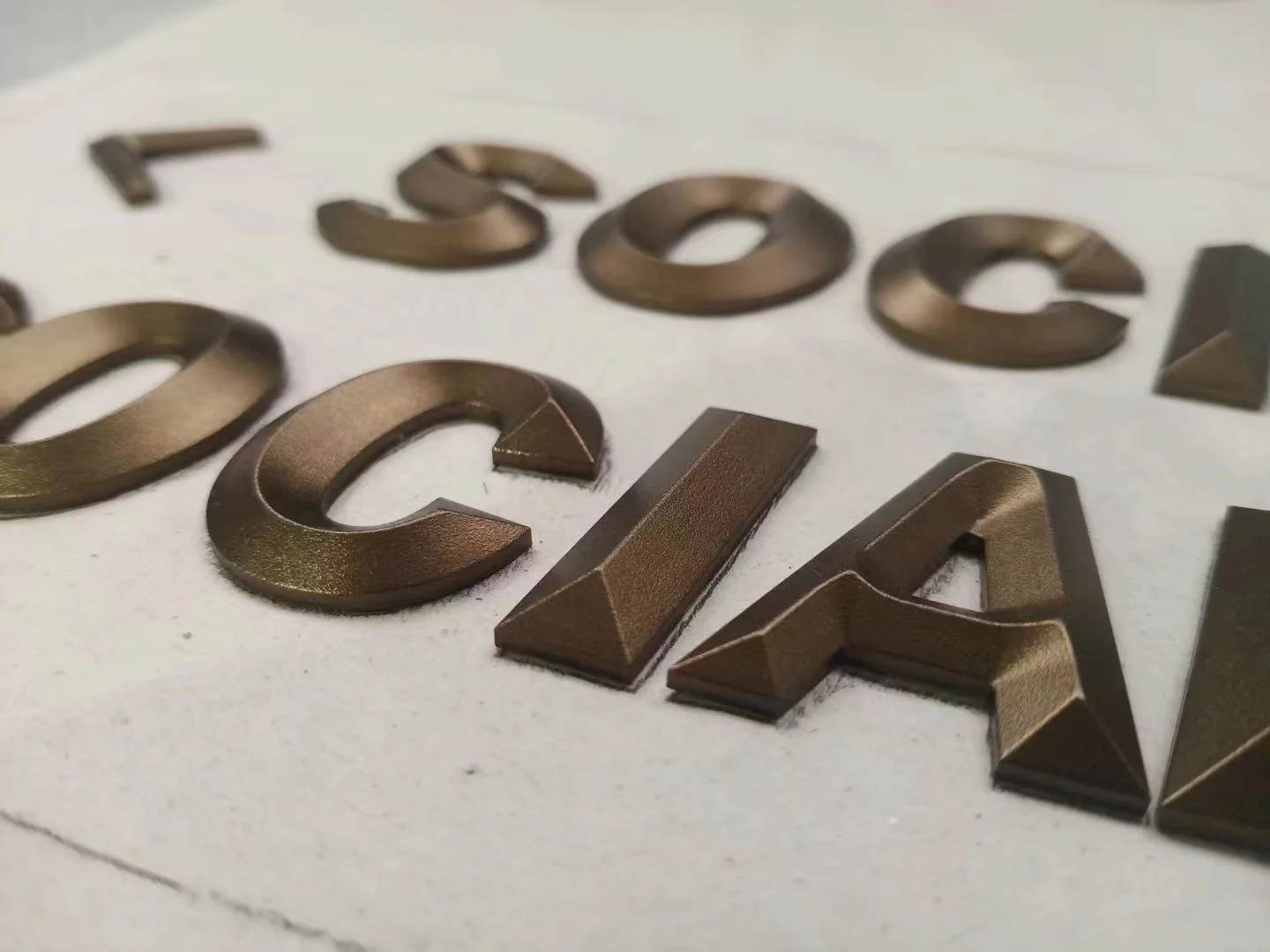 Hot selling 3D Custom metal letter High-end room number letter 3D carving letters