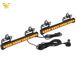 Lighting accessories Blue White Amber 32 LED Traffic Advisor Strobe Light Construction Vehicles Interior Safety Warning Light