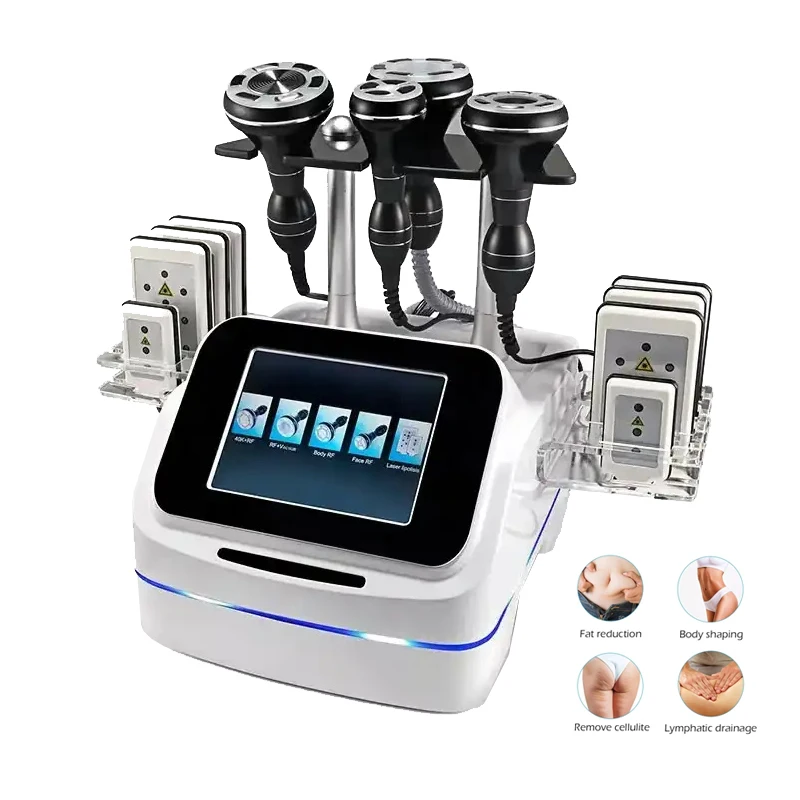 High quality frequency ultrasonic vela ir vacuum 80k laser lipo cavitation machine for beauty SPA