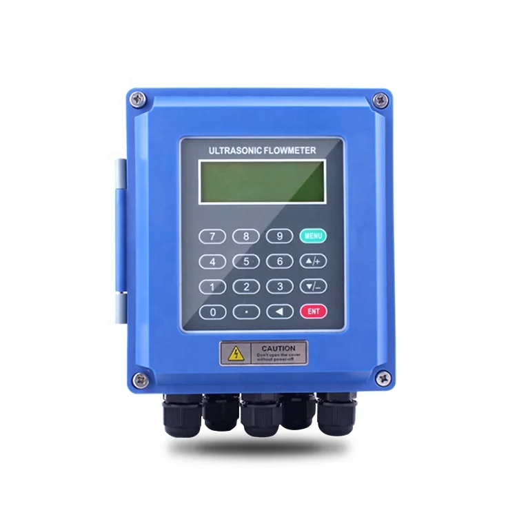 Wall mounted clamp on ultrasonic flow meter digital water flow meter ultrasonic flow meter