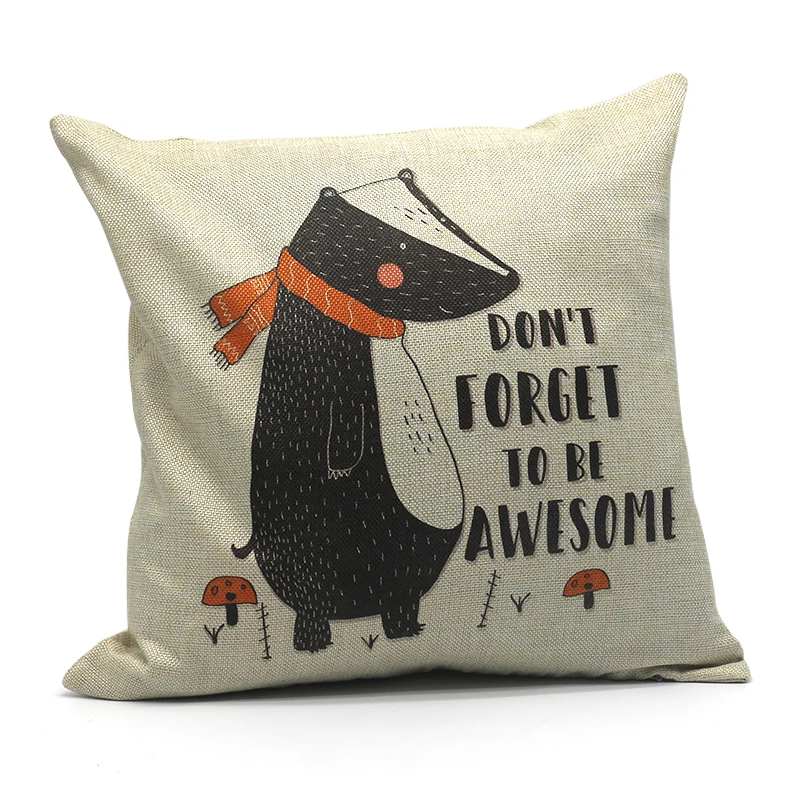 16inch Home Throw Linen Pillow Case Sublimation 40x40cm Custom Velvet Plain Cushion Cover For Sofa Pillow