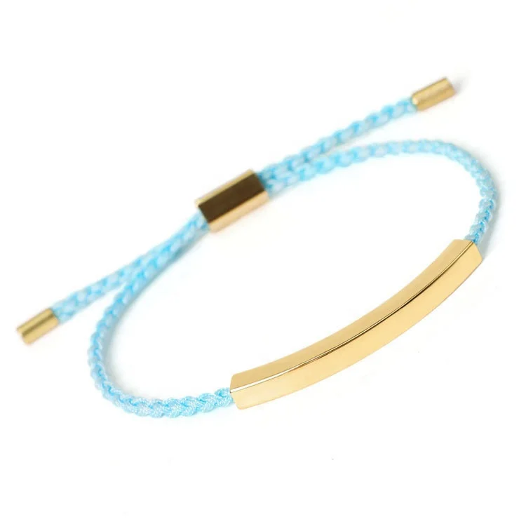 Stainless Steel Custom Promotion Gift Blank Bar or Personalized Engraved Inspirational Quote Statement Bracelet