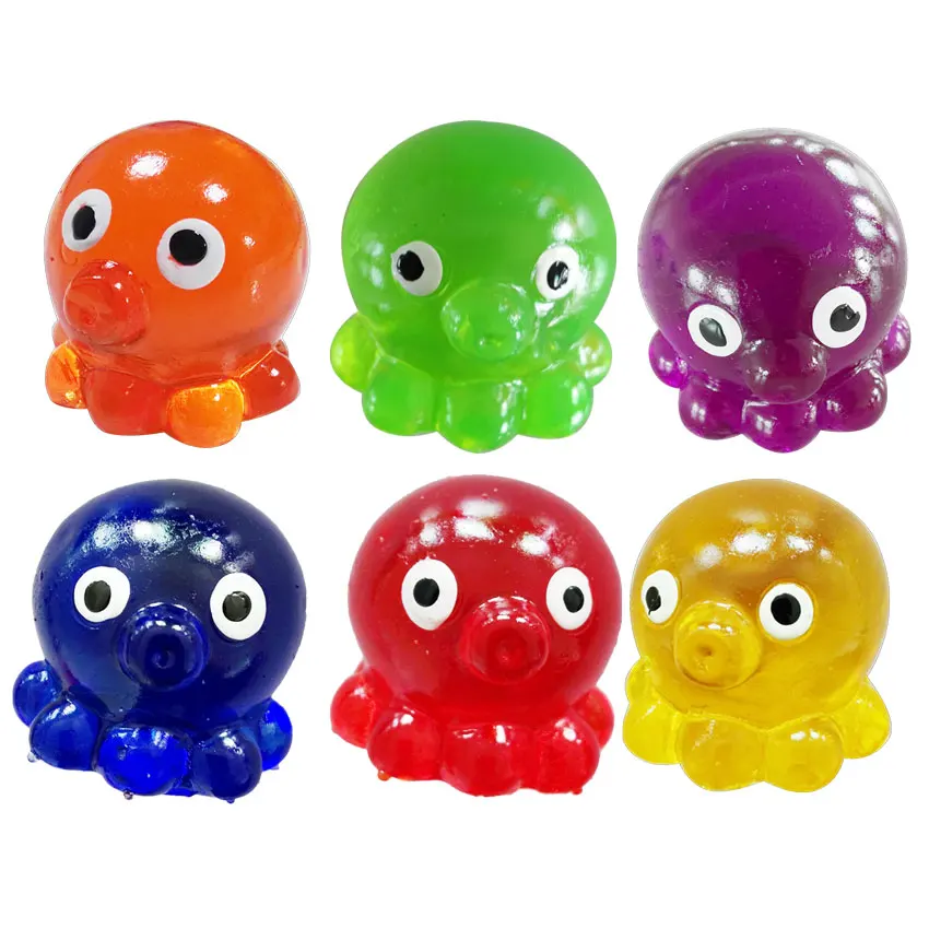 Wholesale hand to knead to vent  decompression viscous sticky  2 inch toy capsules
