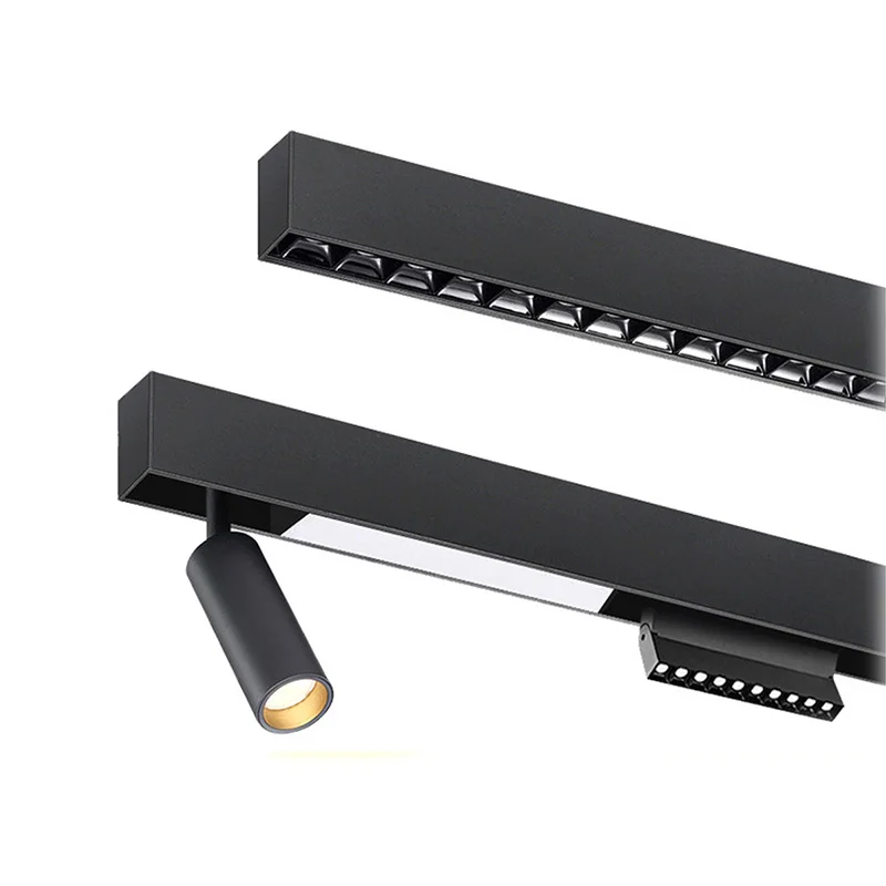 New Trend Modern Surface Mounted 48v Low Voltage Track System Magnet Light Led Magnetic Track Light For Home Office