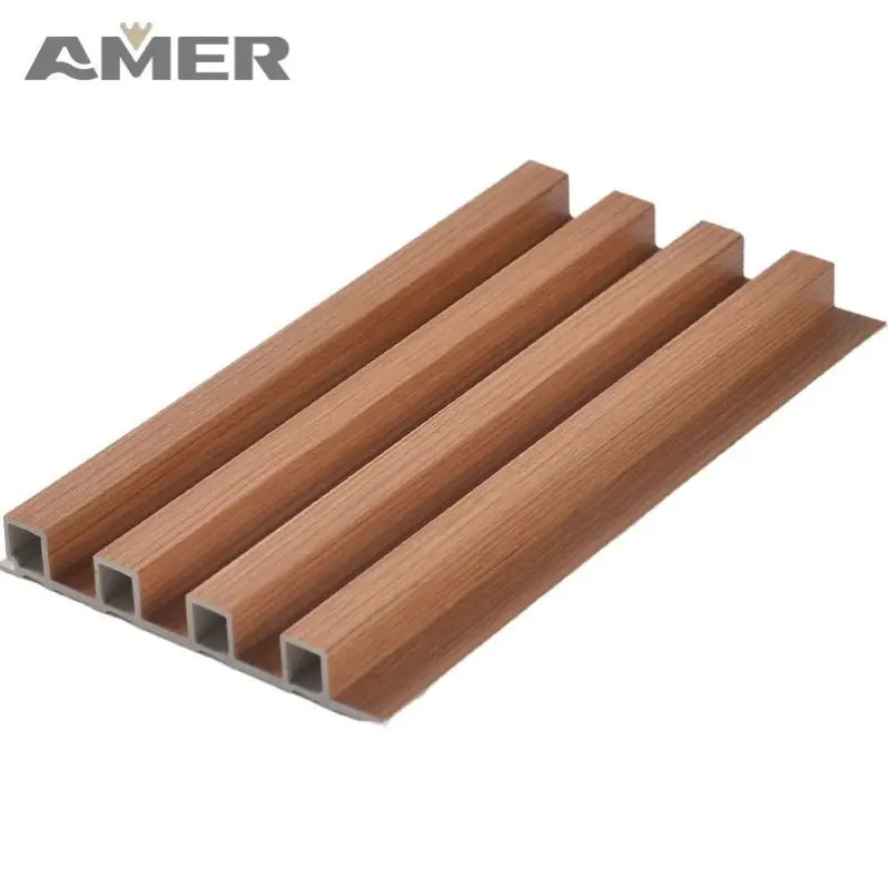 Amer Factory Price Indoor Quick Installation Wpc Cladding Wpc Wall Panel