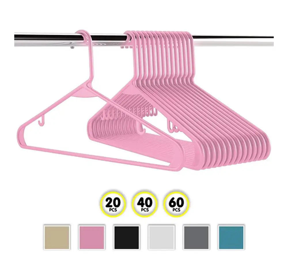 
Amazon most popular plastic hanger Factory Supply dress hangers stand manufactured in China 