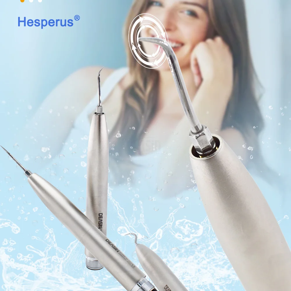 high quality Dental Supply Air Scaler Handpiece With 3 Scaler Tips Dental Air Scaler 2holes /4hole For Dentist Clinic