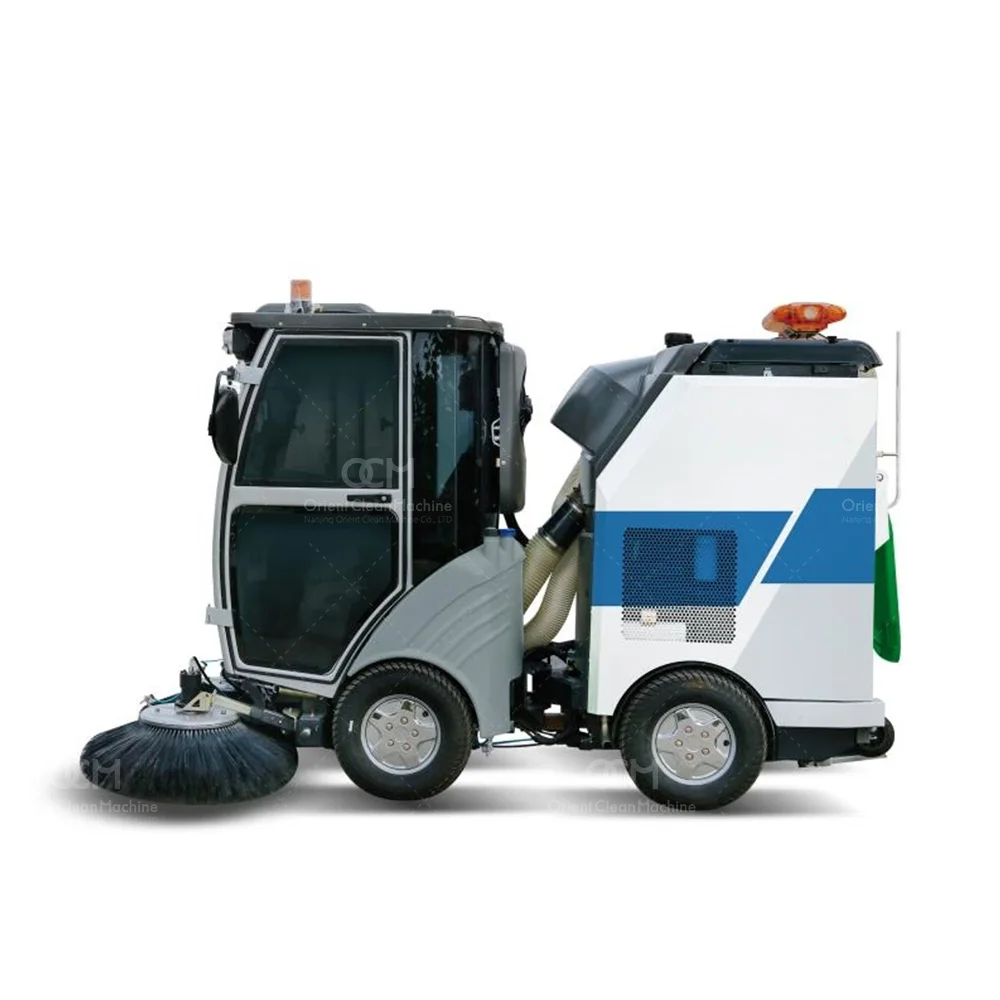 OCM-5021 industrial cleaning machines  totally enclosed street sweeper diesel engine street sweeper