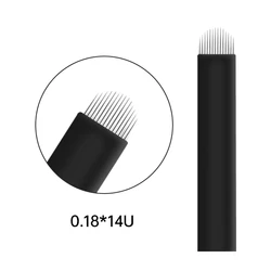 Original Professional Manufacturer Supply 304 Stainless Steel Sterile Disposable U Type Nano Microblading Needles Micro Blading