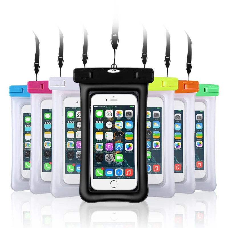 
Cell Phone Accessories Universal Beach Waterproof Bag PVC Waterproof Phone Pouch Swimming Case Cover Customize 