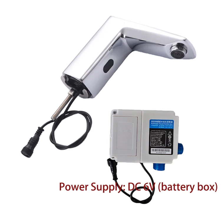 HY-176D CE Certified Smart Sensor Single Basin Faucet Water Saver Automatic Infrared Touchless Brass Tap for Kitchen or Bathroom