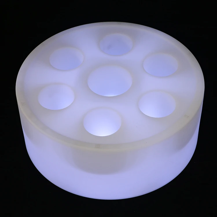 Night Club Waterproof 16 colors change plastic Ice Led