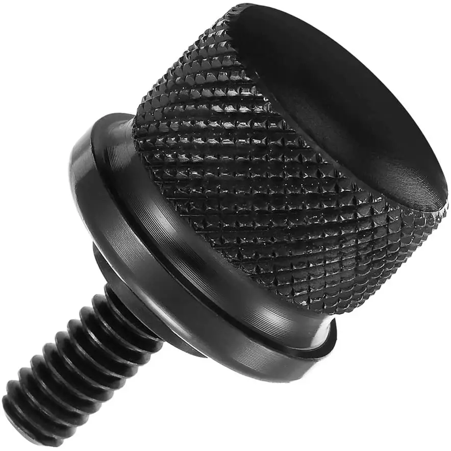 Custom CNC PC Thumb Screws Knurled Thumb Screws Rear Seat Bolt 1/4-20  motorcycle accessories quick removal seat cushion screws