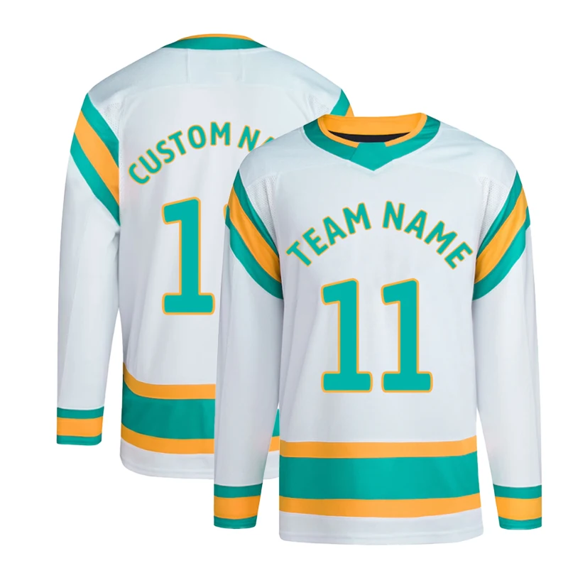 Custom Hockey Jersey for men Sublimation Embroidered maroon hockey jersey