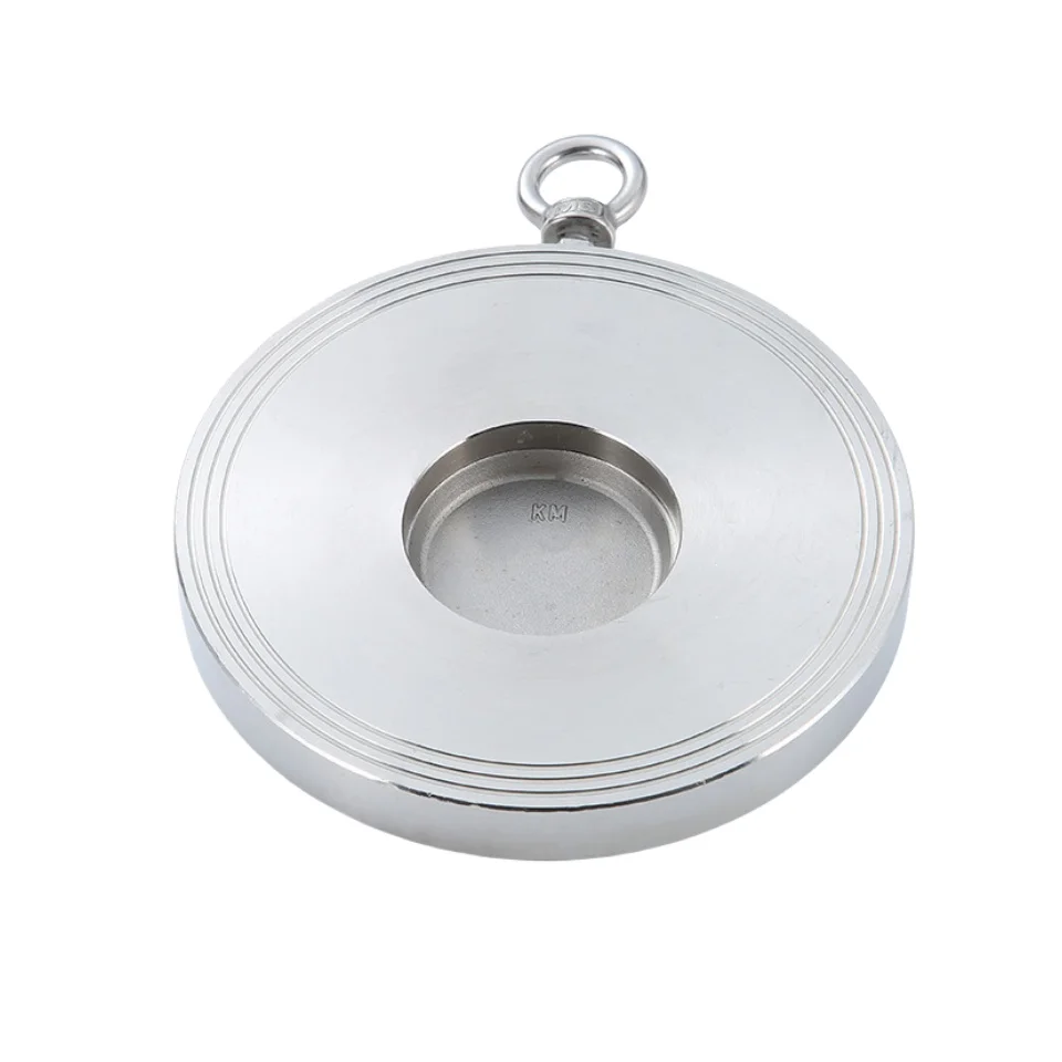 H74W-16P SS304 316L Stainless Steel Single Disc Wafer Type Circular Plate Check Valve
