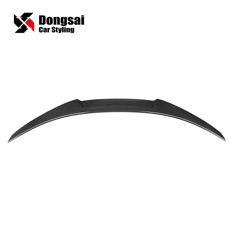 For BMW 1 Series E82 135i Add M4 Style Dry Carbon Fiber Rear Trunk Lip Wing Boot Spoiler Ducktail 2007-2013