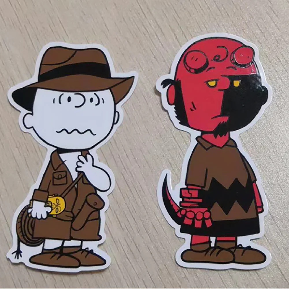 Waterproof Custom Cartoon Label PVC Vinyl Cartoon Sticker